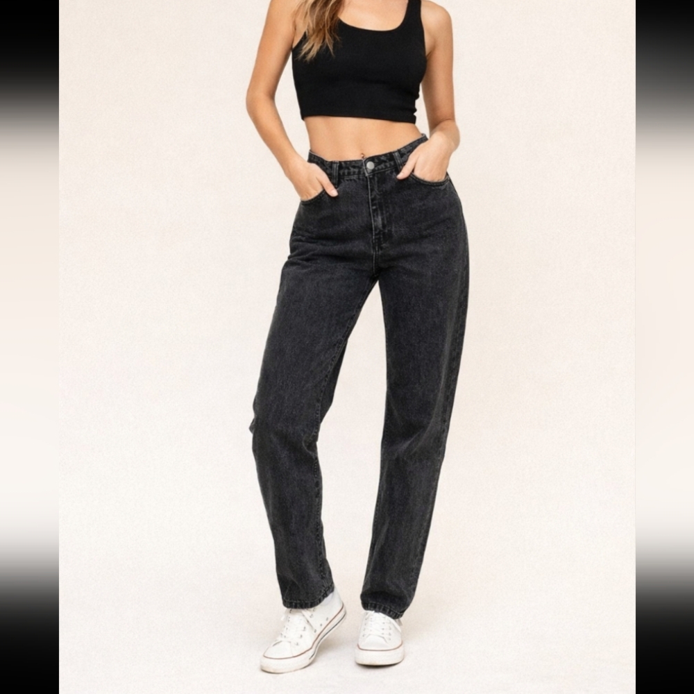 Vintage Guess 90's Black Denim Jeans Size 26